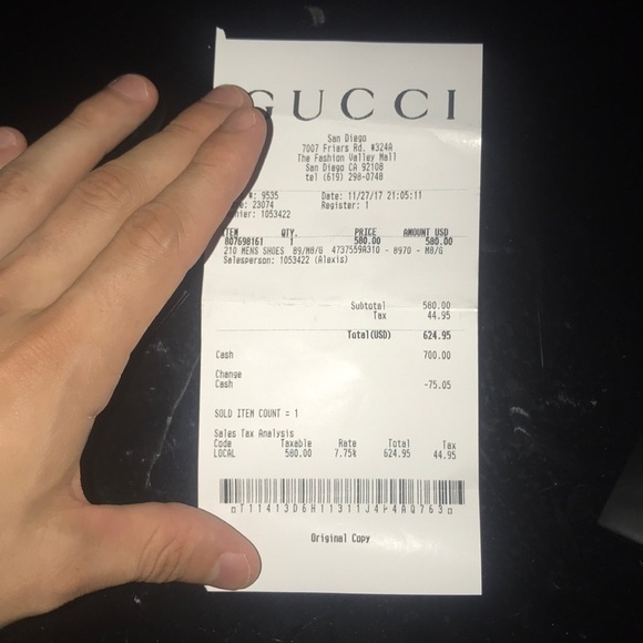 Gucci shoes size 9.5